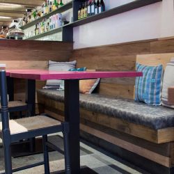 Banco tapizado el raco del aguir