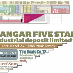 Dsieño gráfico de paredes para diseñar el conjnto de una escalera