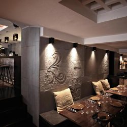 Utilizamos diferentes paneles de hormigón, Lisos, con texturas así como también con bajo relieve