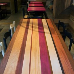 Mesa central de diseño propio DA2-ARQUITECTURA