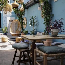 Mobiliario para patio interior 