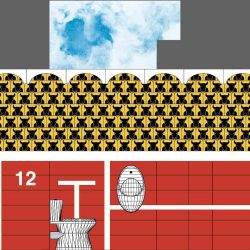 También nos apoyamos en el diseño gráfico para decorar ambientes.