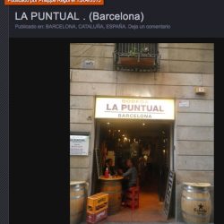 diseño y decoración de restaurante La puntual el comidista pportada