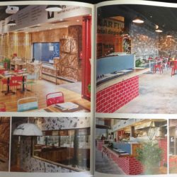 diseño y decoración de restaurante Los soprano Libro Space+ pag02